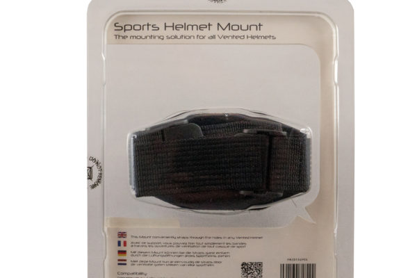 sports helmet mount back